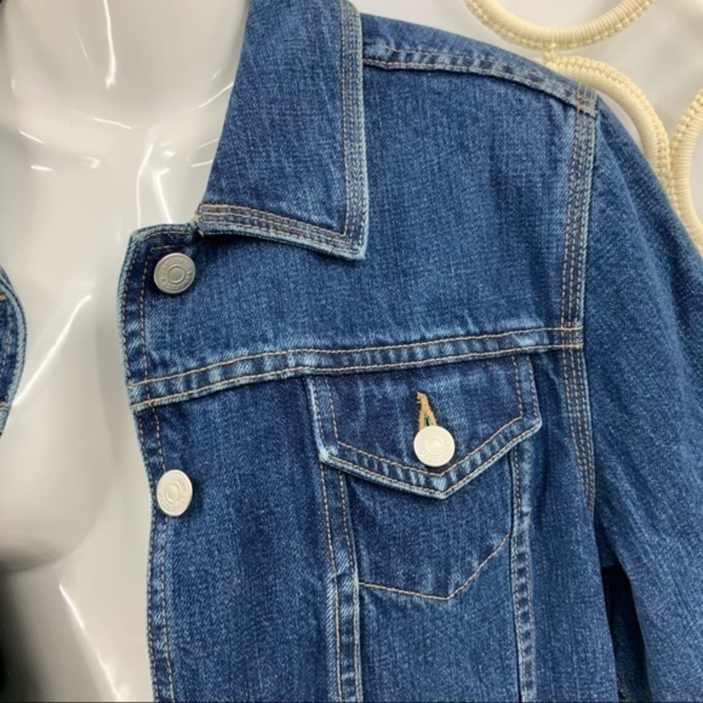 Gap Button Front Denim Jacket Large - image 2